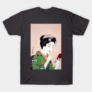 Japanese Woman doing Makeup T-Shirt